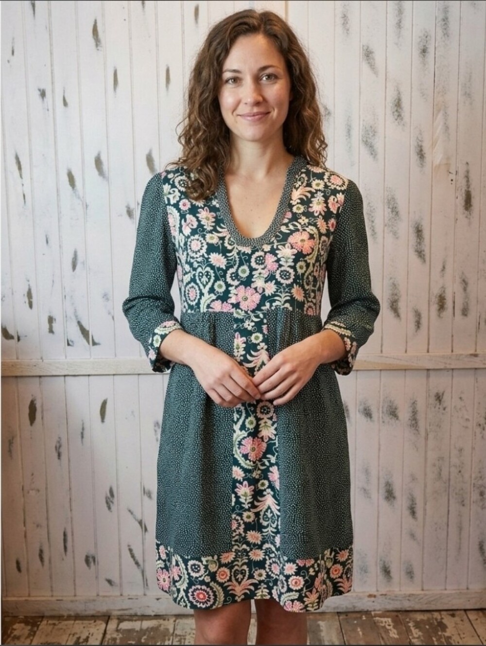 Boden Mollie Floral Patterned Dress